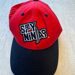 Spy Ninjas Red and Black Baseball Hat Cap